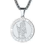 RRP £13.76 St Christopher Necklace for Men