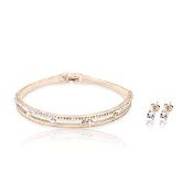 RRP £20.78 Eira Wen Swarovski Crystal Encrusted Set with Bangle