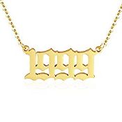 RRP £6.98 Birth Year Necklace 1990-2010 Gold/Silver Stainless