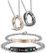 RRP £16.99 MILACOLATO Couple Pendant Necklace Gift for Men Women