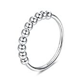 RRP £14.42 MILACOLATO 925 Sterling Silver Anxiety Spinning Rings