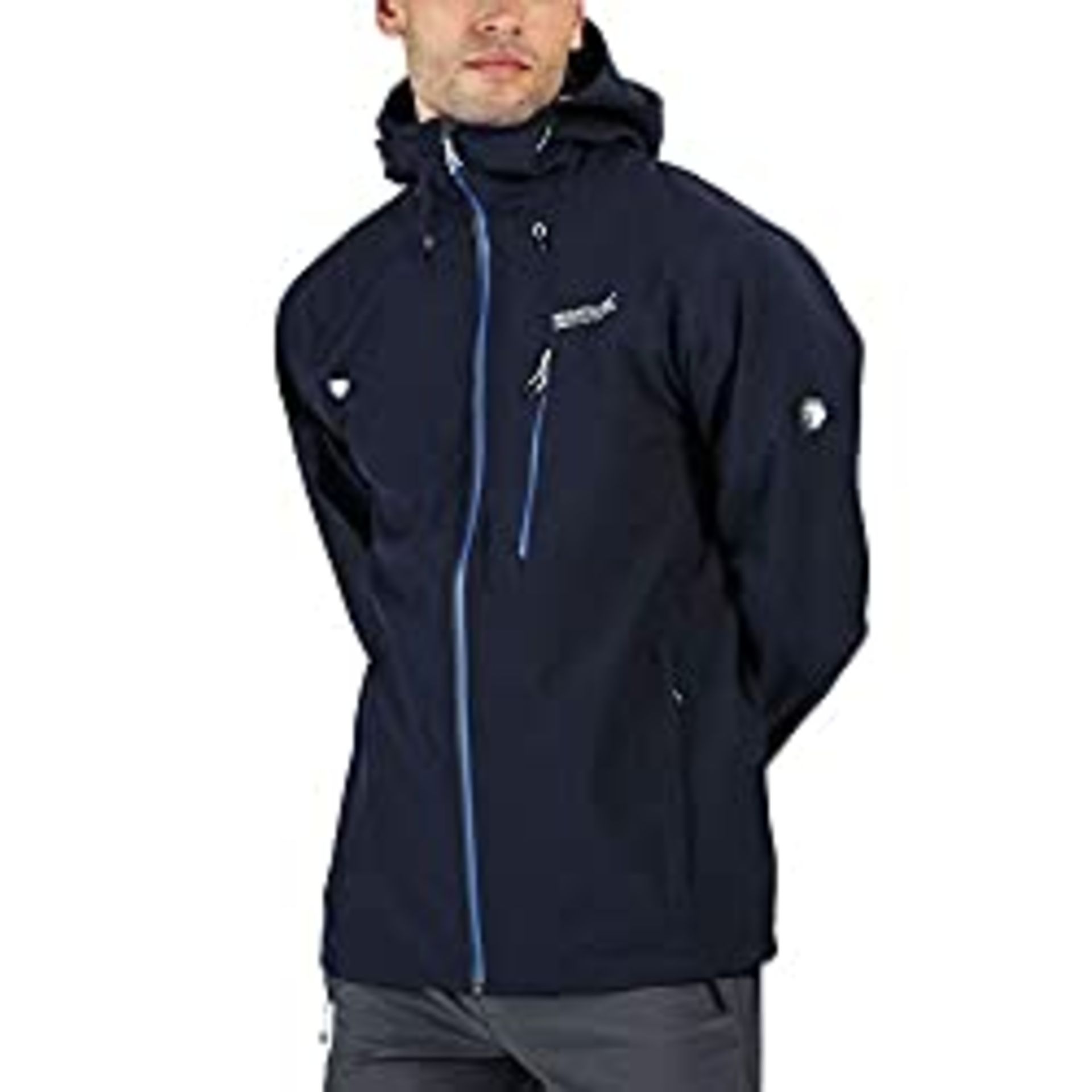 RRP £49.73 Regatta Mens Birchdale Waterproof Walking Jacket - Nautical Blue - L - Image 2 of 4