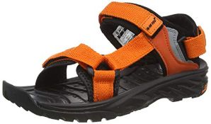 Hi-Tec Boy's ULA RAFT JR Sports Sandals, Red (Red/Black 100), 1 US Big Kid RRP £20 -PLEASE NOTE