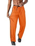 RRP £20.98 Bnokifin Men's Elasticated Waist Pants with Pockets Size Small Brand New