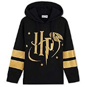RRP £22.31 Harry Potter Hoodie with Gold Design (11/12 Years)
