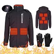 RRP £69.98 SKYSPER Heated Jacket Instant Warmth Heating Hoodie