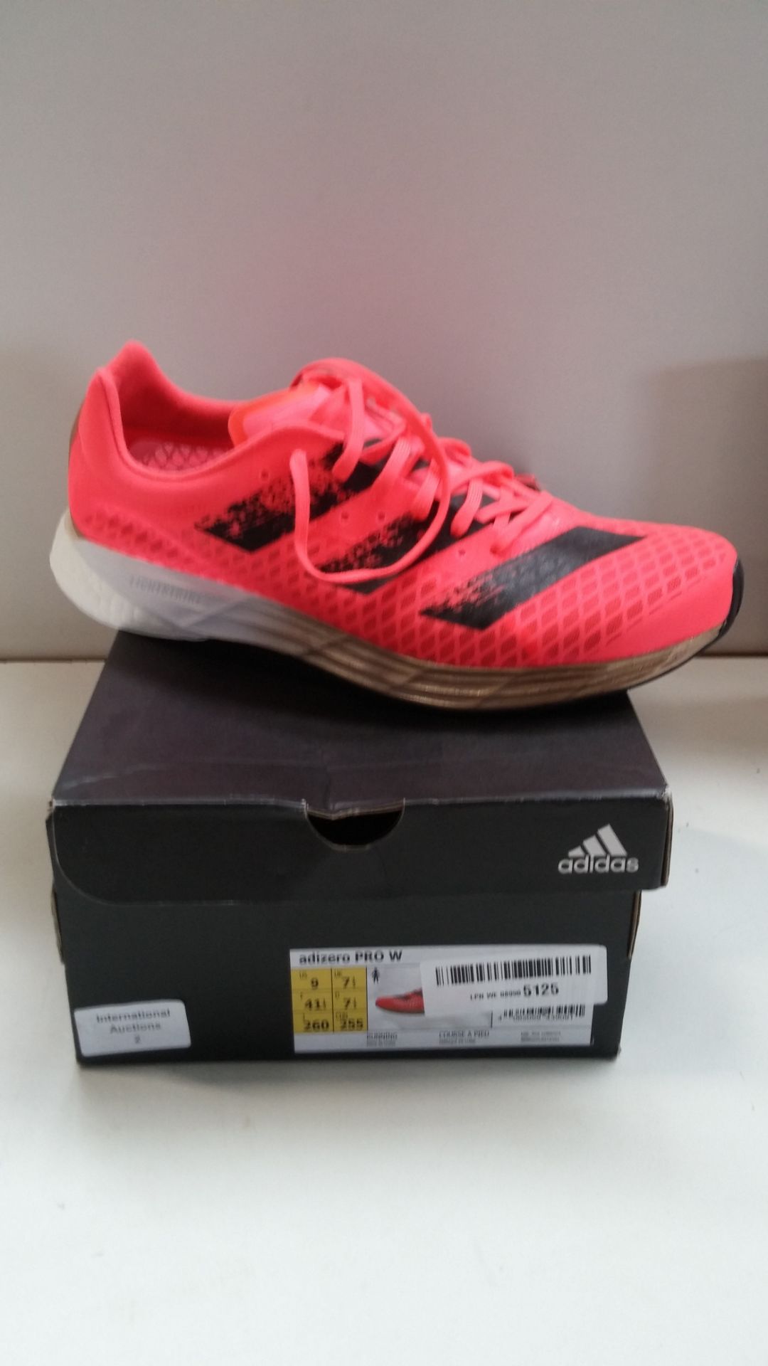 RRP £84.98 adidas Women's Adizero Pro W Running Shoe, Rose Noir Rose, 7.5 UK Brand New - Image 2 of 2