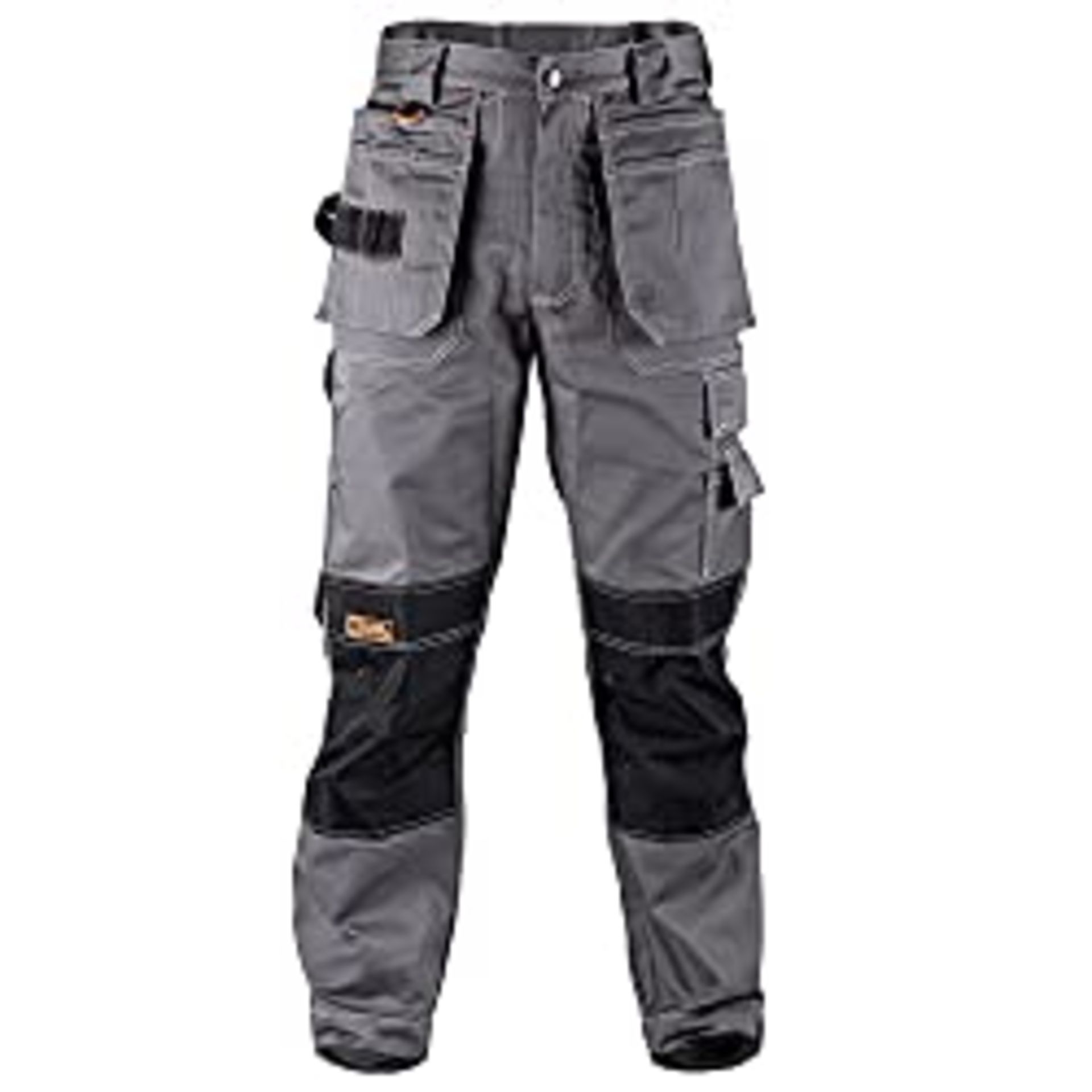 RRP £35.99 Black Hammer Mens Work Trousers Multi Pockets Cargo