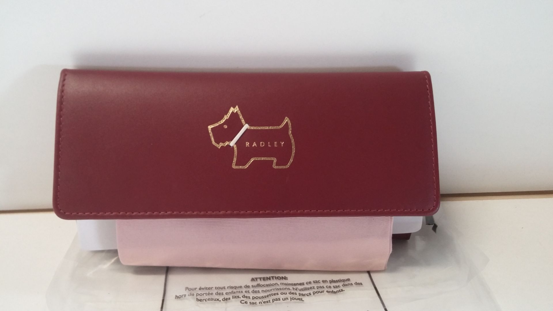 RRP £76.94 Radley London Heritage Dog Outline - Large Flapover Wallet, Merlot Brand New - Image 2 of 2