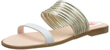 Pablosky Open Toe Sandals, Gold (Dorado 849108), 4 UK RRP £14 Condition ReportBRAND NEW BOXED