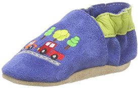 Beck Baby Boys’ Autos Slippers, Blue Blue 34, 8 UK Child RRP £10Condition ReportBRAND NEW BOXED