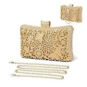 RRP £20.34 UBORSE Women s Crystal Evening Clutch Bag Sparkling