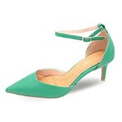 RRP £25.99 CucuFashion Kitten Heel Shoes for Women - Comfortable Stiletto Heels for Women Size 5