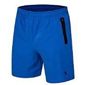 RRP £11.41 donhobo Men's Quick Dry Sports Shorts Running GYM Training Size Medium