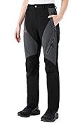 RRP £27.98 donhobo Womens Waterproof Walking Trousers Zipper Pockets Size Small Brand NEW