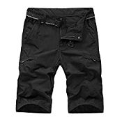 RRP £16.79 donhobo Mens Quick Dry Cargo Shorts Durable Waterproof