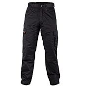 RRP £23.99 Black Hammer Mens Combat Work Trousers Cargo Pants W30 Leg 31