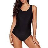 RRP £25.99 Aleumdr Womens Fashion Geometric Printing X Back Swimsuits, Size Large Brand New