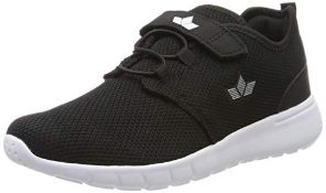 Lico Unisex Adults Pancho Vs Low-Top Sneakers, Black (Schwarz/Weiß Schwarz/Weiß), 4 UK RRP £