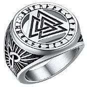 RRP £12.79 Silver Signet Ring for Boys