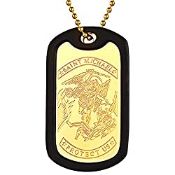 RRP £14.66 FaithHeart Silencer Dog Tag Pendant for Boys Yellow