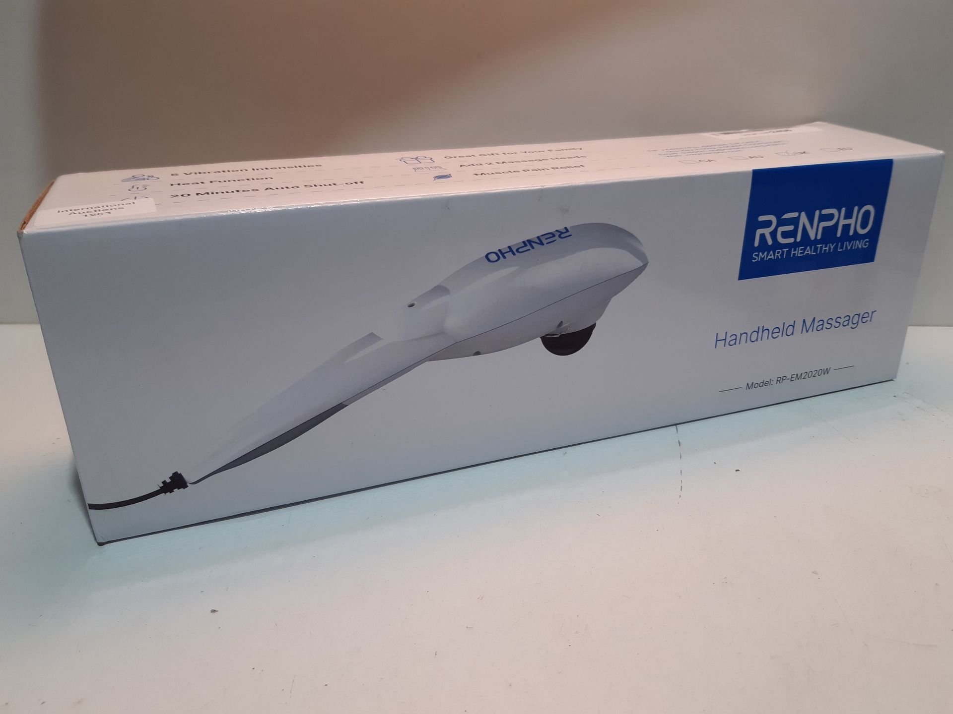 RRP £21.98 RENPHO Handheld Back Massager with Heat - Image 2 of 2