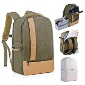 RRP £52.99 K&F Concept Canvas Camera Backpack