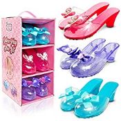 RRP £16.50 Little Fairy Princess Dress Up Shoes Set For Girls