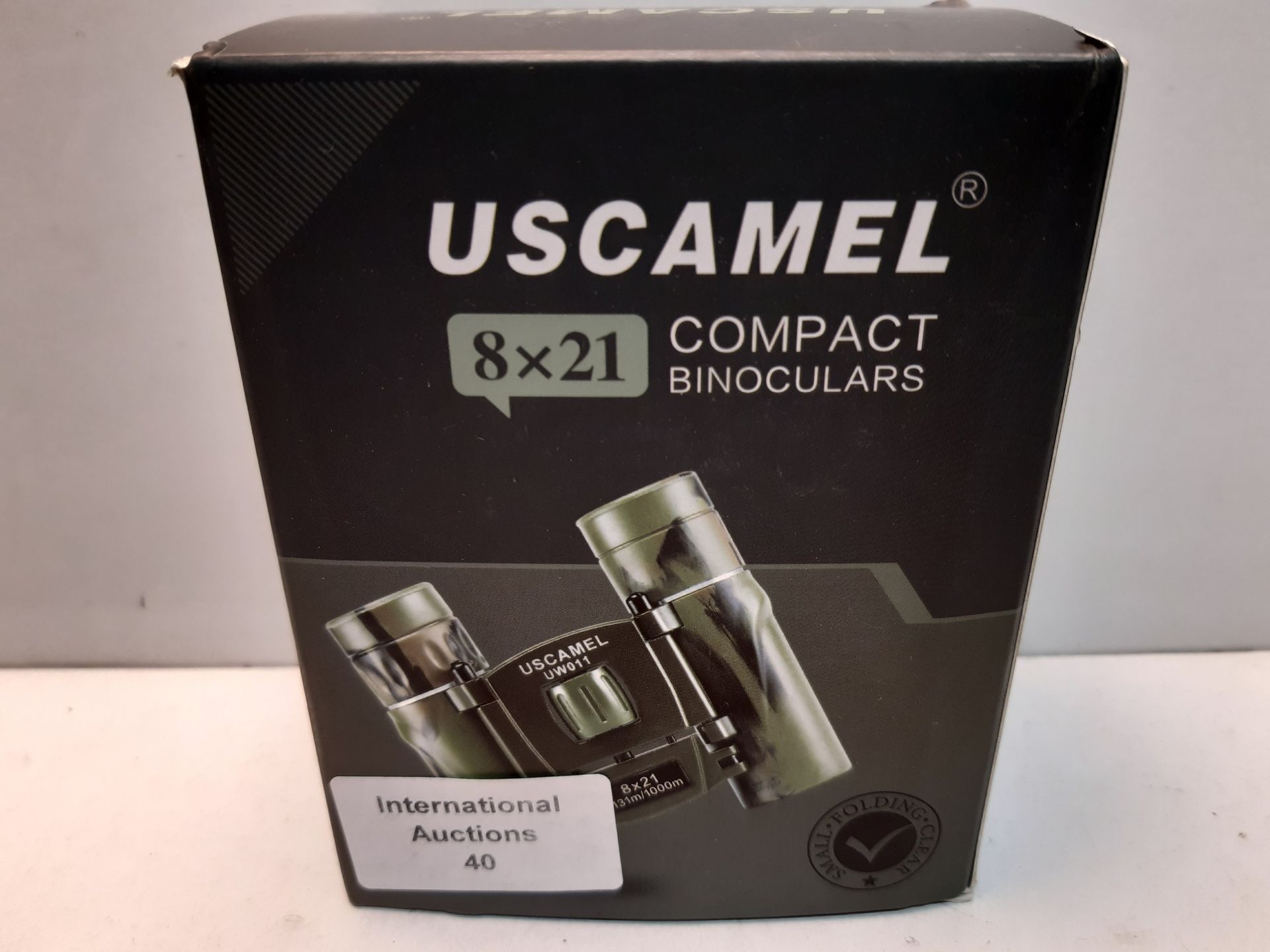 RRP £19.99 USCAMEL Folding Pocket Binoculars Compact Travel - Image 2 of 2