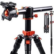 RRP £66.46 K&F Concept Camera Tripod Monopod 67" Overhead Aluminum