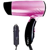 RRP £14.99 Netagon Portable Compact Foldable 12V in Car Hair Dryer for Travelling