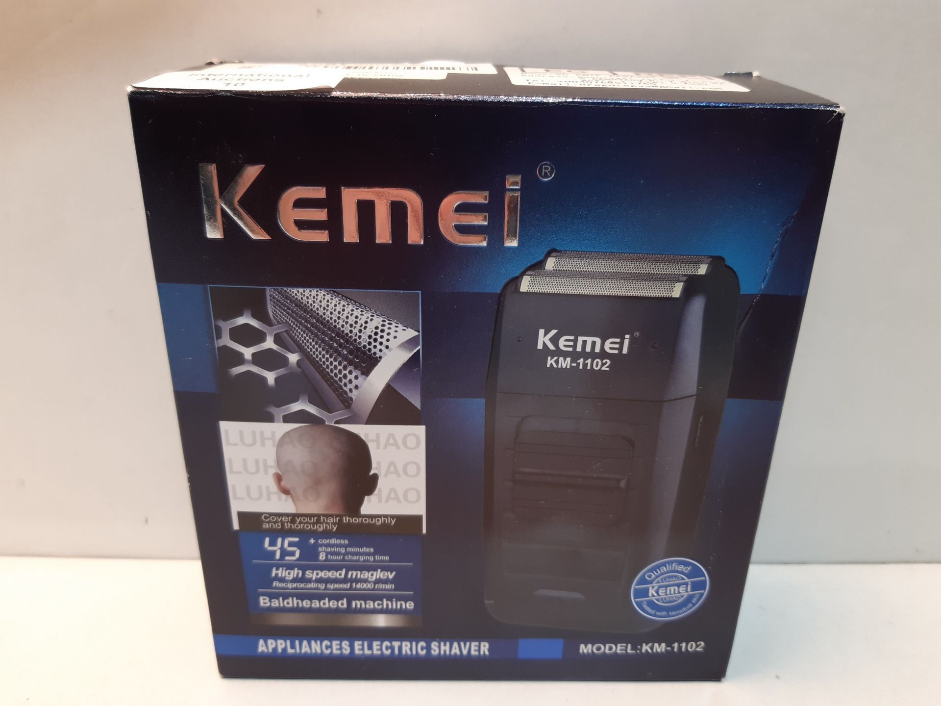 RRP £19.94 KEMEI Men's Reciprocating Cordless Razor Shaver Electric - Image 2 of 2