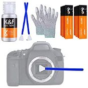 RRP £18.80 K&F Concept 16mm APS-C Sensor Cleaning Swab + 20ml Sensor Cleaner+Gloves