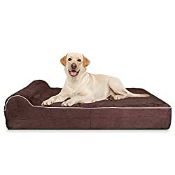 RRP £116.78 7 Inch -Jumbo XL Size Memory Foam Orthopedic Dog Bed