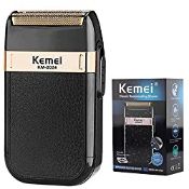 RRP £17.04 KEMEI Men's Waterproof Reciprocating Razor Shaver Cordless