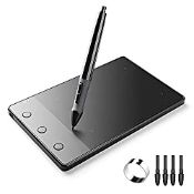 RRP £24.98 Huion H420 Graphics Drawing Tablet 4 x 2.23 inches