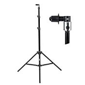 RRP £34.94 Fovitec 7'6" Pop Out Muslin Backdrop & Reflector Clip Stand