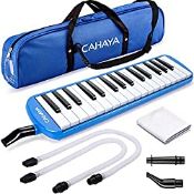 RRP £16.99 CAHAYA Melodica 32 Key FDA Approved Piano Style Portable