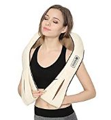 RRP £35.99 Nekteck Back Neck and Shoulder Massager with Heat