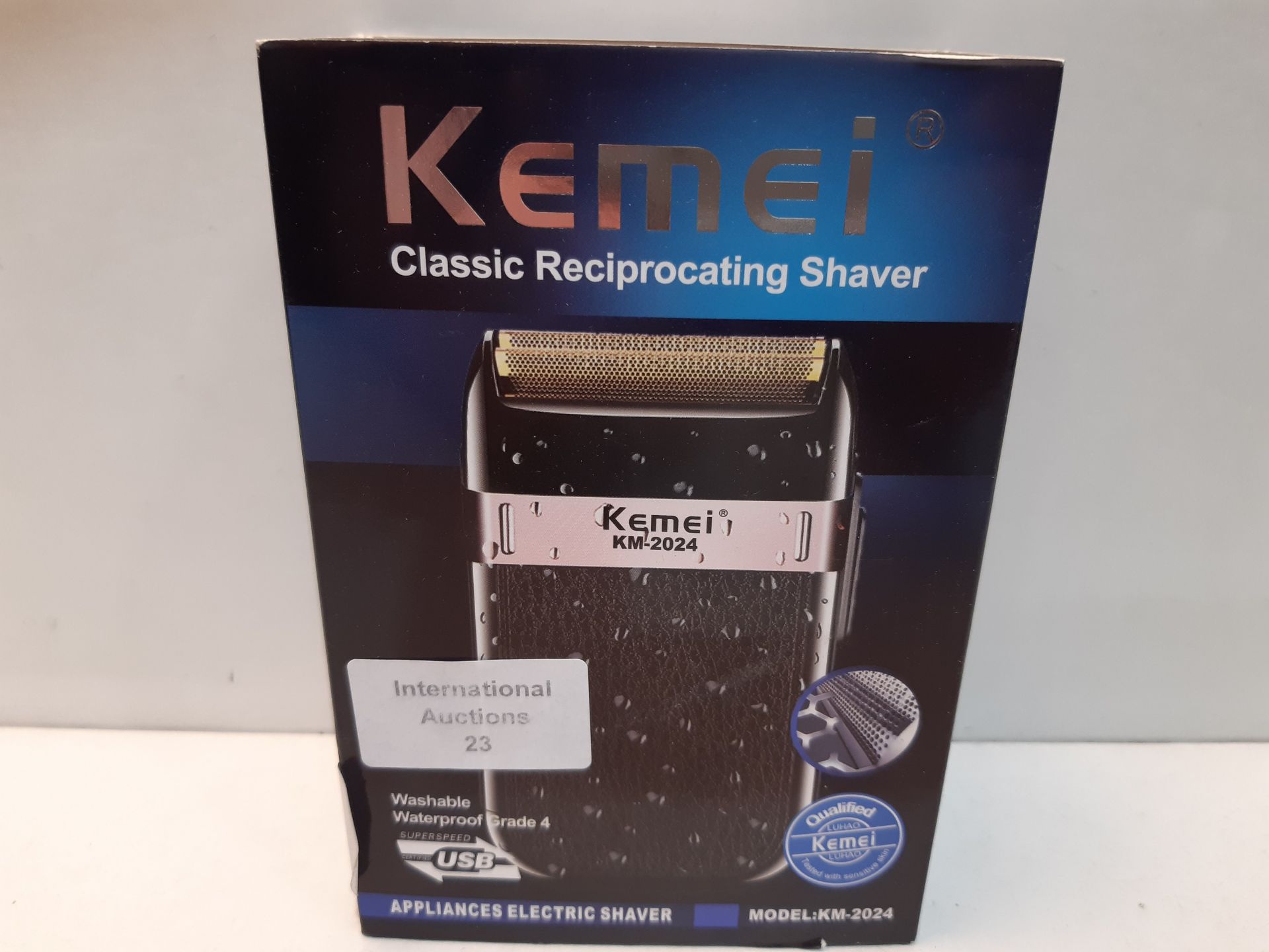 RRP £17.04 KEMEI Men's Waterproof Reciprocating Razor Shaver Cordless - Image 2 of 2