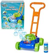 RRP £16.76 KreativeKraft Lawn Bubble Mower Push Along Toy Lawnmower