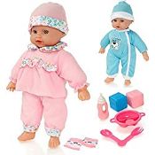 RRP £17.99 Molly Dolly Sweet Sounds Lil' Baby Talking Girl Doll Plus Accessories