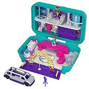 RRP £16.99 Polly Pocket FRY41" Hidden Places Dance Par-taay Case Playset