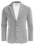 RRP £52.00 PaulJones Two-Button Coat en Stylish Long Sleeve Notch