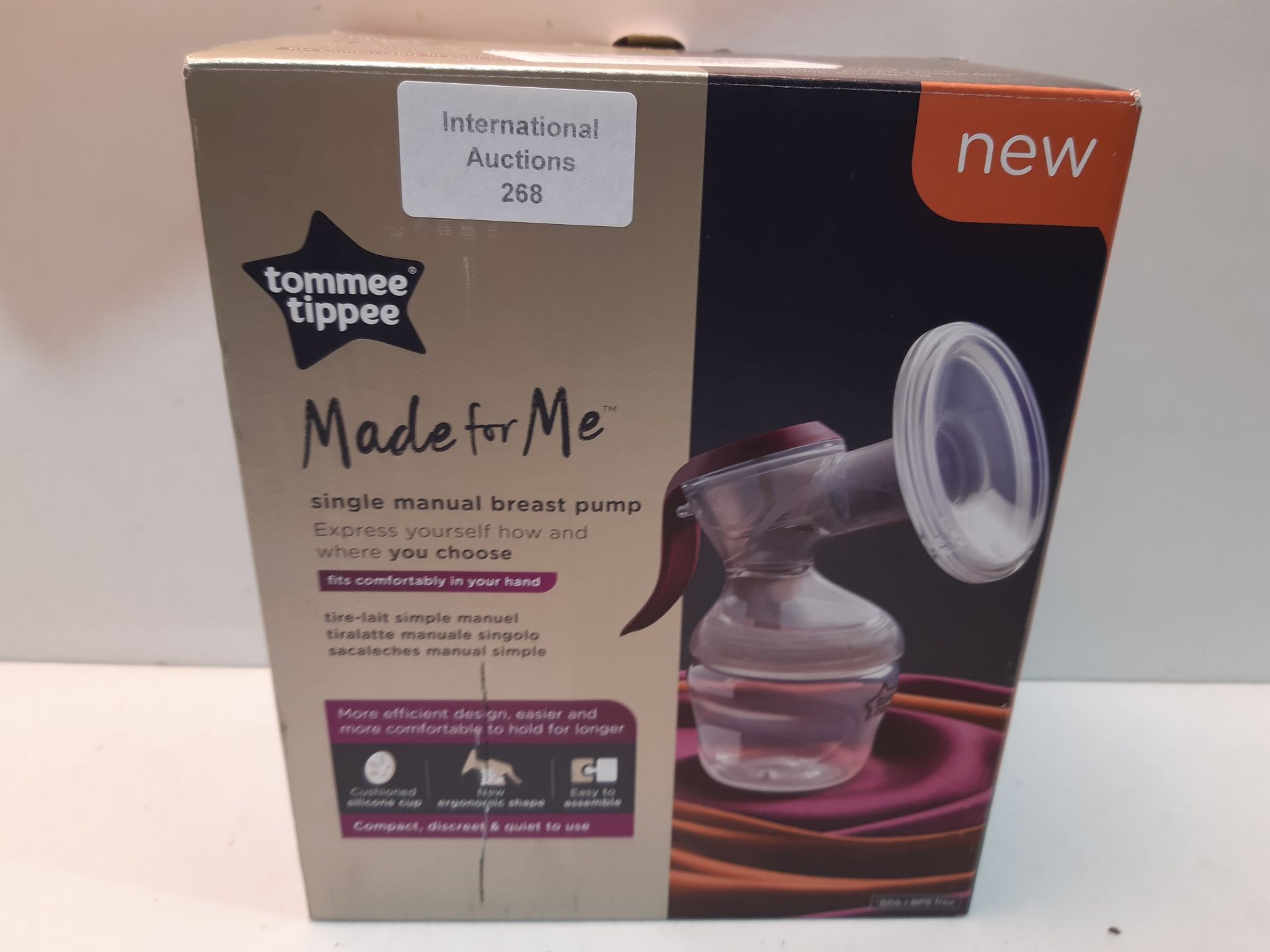 RRP £19.80 Tommee Tippee Manual Breast Pump with soft - Image 2 of 2