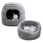 RRP £29.99 PAWZ Road 2 in 1 Dog House Bed Dog Sofa Bed Cat Cave