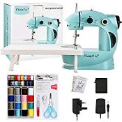 RRP £29.99 Magicfly Mini Sewing Machine for Beginners with Extension Table