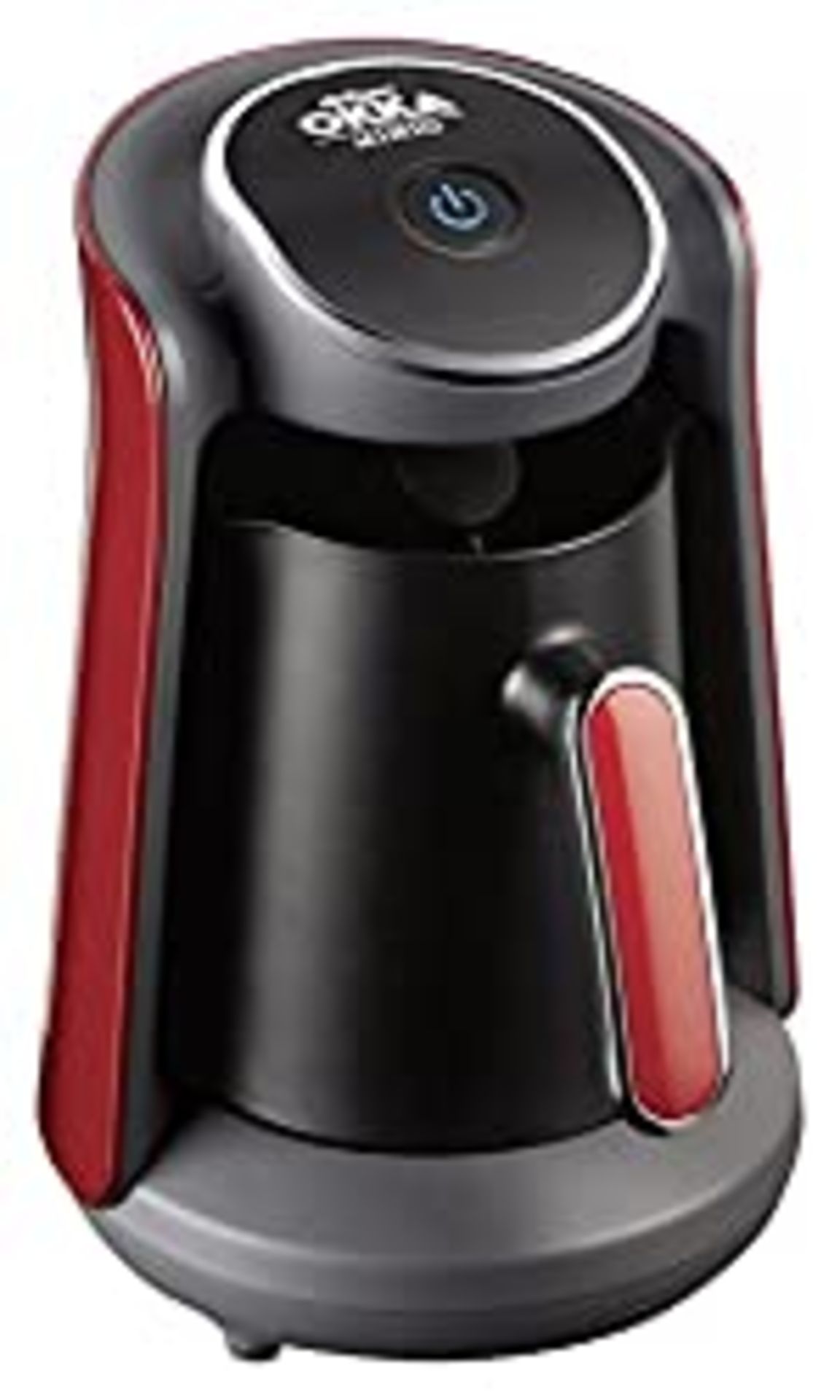 RRP £69.90 Arzum OK004-N Automatic Turkish Coffee Maker, Plastic, 480 W, Red/Chrome