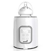 RRP £34.99 Bottle Warmer 5-in-1 Fast Baby Bottle Warmer and Steriliser with Timer