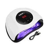 RRP £15.96 Hankeer 48W LED UV Nail Lamp with USB Interface line 24